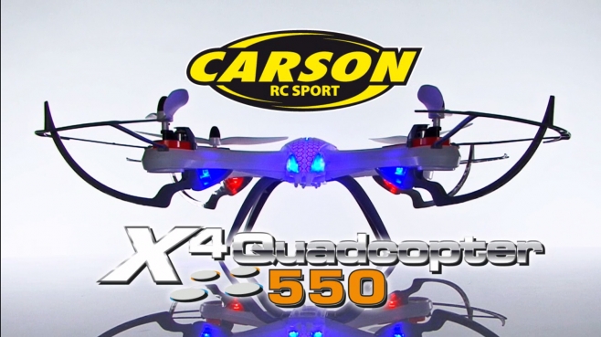 X4 Quadcopter 550 & 550 SPY GHz 100% RTF (500507099, 500507100) EN