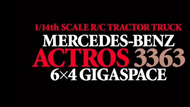 TAMIYA Mercedes-Benz Actros 3363 GigaSpace 6x4 (300056348) 