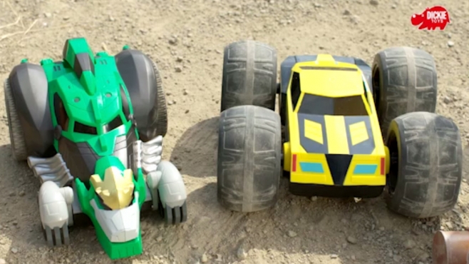 Transformers RC Flip `N`Race Bumblebee und RC Rumble Grimlock