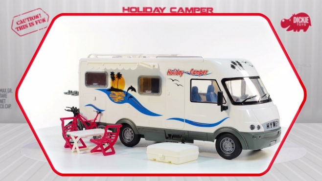 Holiday Camper - Hymer Wohnmobil - Camper - Dickie Toys