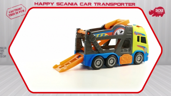 Happy Scania Car Transporter - Autotransporter - Dickie Toys