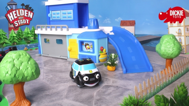 Helden der Stadt Spielzeug - Paul Polizei Fahrzeug mit Licht und Sound