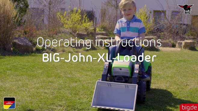 Operating instructions BIG John XL loading bucket