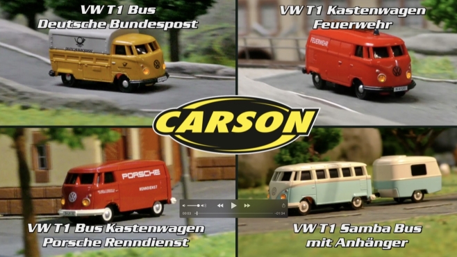 1:87 CARSON VW T1 (500504120, 500504122, 500504123, 500504124)
