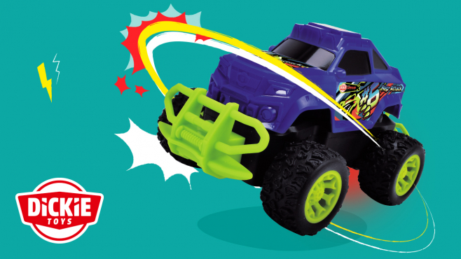 GO CRAZY! Ferngesteuertes Monstertruck von Dickie Toys