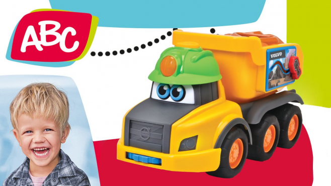 Baustellenauto Volvo „Harry Hauler“ für Kleinkinder von ABC