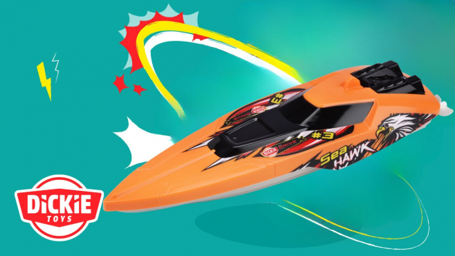 Go Crazy! Ferngesteuertes Boot Sea Hawk - Dickie Toys 
