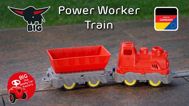 BIG Power Worker Mini Train with Wagon