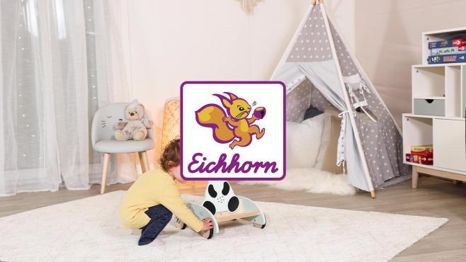 Eichhorn Lauflernwagen Panda