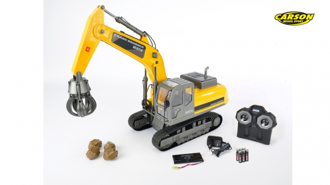 Raupenbagger mit Greifer 2,4 GHz 100% RTR Clean Version  (500907330,500907245)