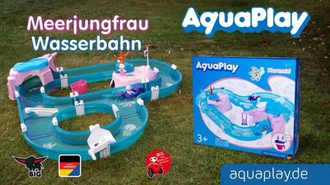 AquaPlay Meerjungfrau Wasserbahn (mit Vertonung)