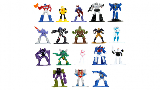 Jada Transformers Nanofigs 18 Stück, Welle 3 Produkt Video
