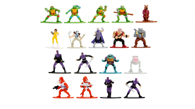 Jada Turtles Multi Pack NanoFigs ,Welle 1