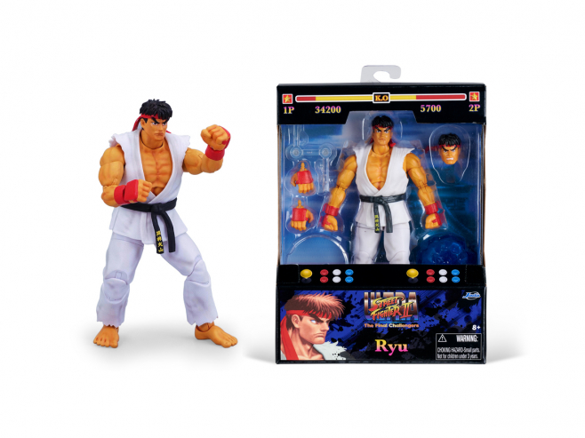 Street Fighter II Ryu 6" Figure Produkt Video