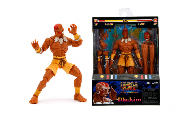 Street Fighter II Dhalsim 6" Figure Produkt Video Street Fighter II Dhalsim 6" Figure Produkt Video