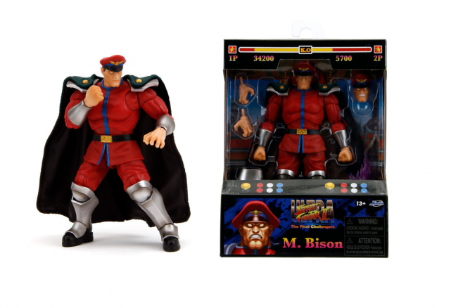Street Fighter II M.Bison 6" Figure Produkt Video Street Fighter II M.Bison 6" Figure Produkt Video