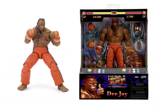 Street Fighter II Dee Jay 6" Figure Produkt Video Street Fighter II Dee Jay 6" Figure Produkt Video