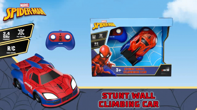 RC Spider-Man Wall Climber Product Video