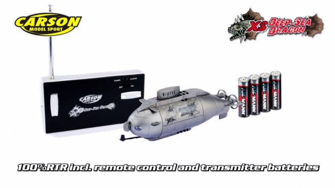 RC U-Boot XS Deep Sea Dragon MHz 100% RTR (500108015) EN