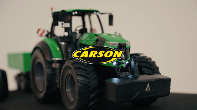 1:16 Deutz-Traktor 8280 TTV m.Häng.100% Unboxing