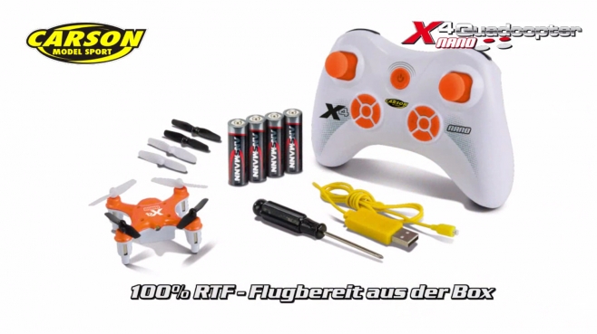 X4 Quadcopter Nano GHz 100% RTF (500507079,500507081) DE