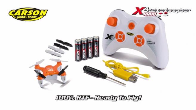 X4 Quadcopter NANO GHz 100% RTF (500507079,500507081) EN