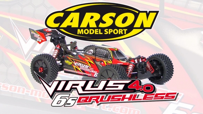 1:8 Virus 4.0 6S brushless GHz RTR & 100% RTR (500409052, 500409053) DE