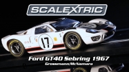 1:32 Ford GT40 US Weiß #17 HD SCALEXTRIC (500003653) 1:32 Ford GT40 US Weiß #17 HD SCALEXTRIC (500003653)