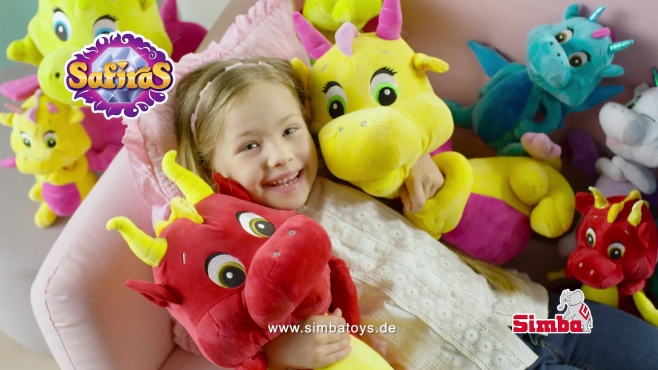 Safiras Plüschdrachen