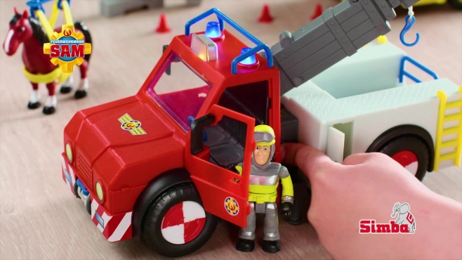 Toys Fahrzeuge mit - Sam Phoenix Simba Feuerwehrmann