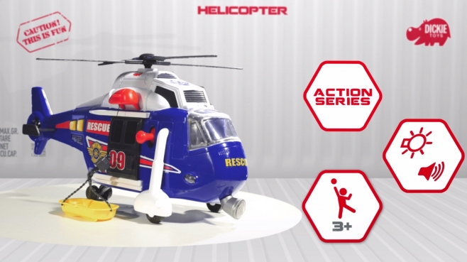 Action Series Helicopter - Spielzeughelikopter - Hubschrauber - Dickie Toys