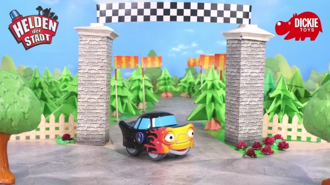 Helden der Stadt Spielzeug - Tobi Turbo Fahrzeug mit Licht und Sound