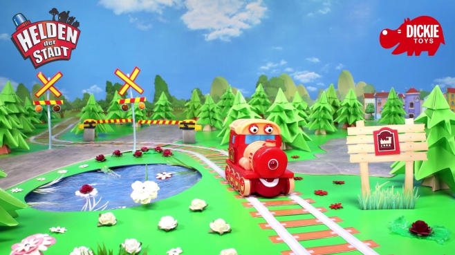 Helden der Stadt Spielzeug - Zara Zug Fahrzeug mit Licht und Sound