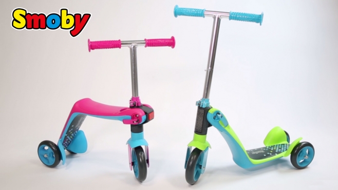 Switch 2in1 - Umbau vom Laufrad zum Roller