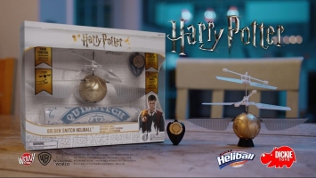 Harry Potter Dickie Goldener Schnatz Snitch Heliball Handgesteuert Fernsteuerung 