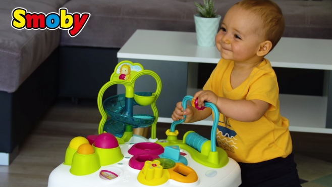 Cotoons Activity-Spieltisch mit elektronischen und mechanischen Spielfunktionen