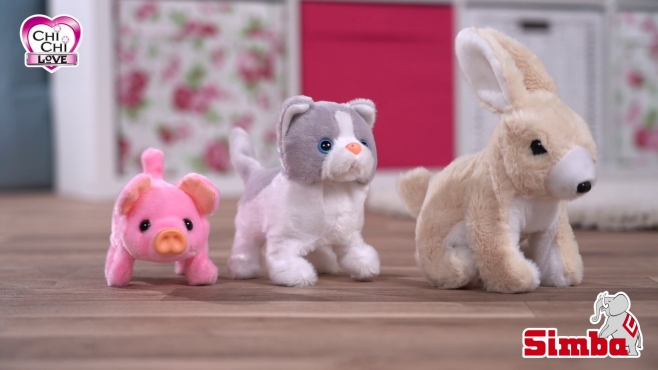 ChiChi LOVE Little Cat, Mini Pig und Rabbit 