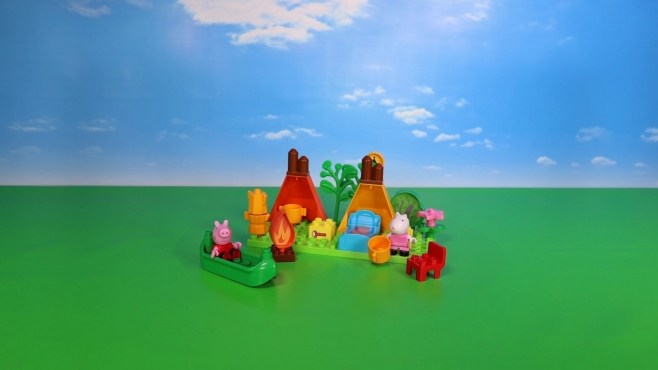 BIG-Bloxx Peppa Pig Camping Set