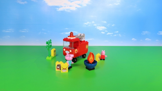 BIG-Bloxx Peppa Pig Feuerwehrauto