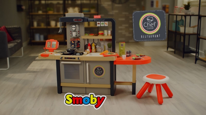 Smoby Kinderrestaurant Spielküche Chef Corner Restaurant