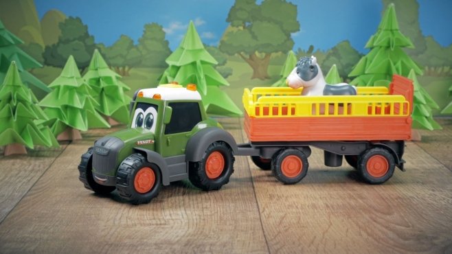 Traktor mit Tieranhänger von Dickie Toys