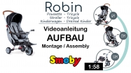Smoby faltbares Dreirad Robin - Dreirad-Buggy Smoby faltbares Dreirad Robin - Dreirad-Buggy