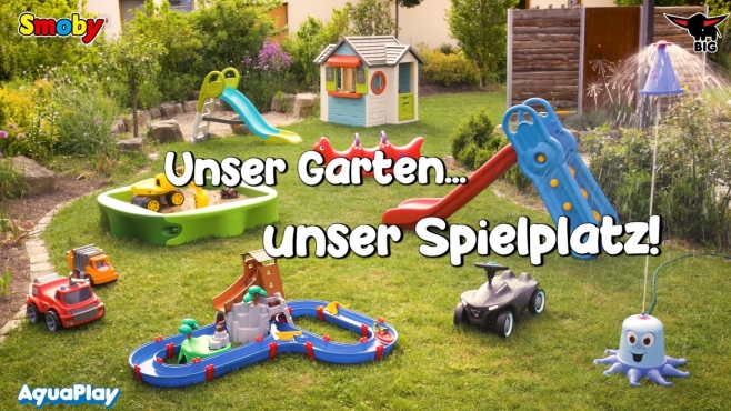 Tolles Outdoor-Spielzeug von BIG, Smoby und AquaPlay 