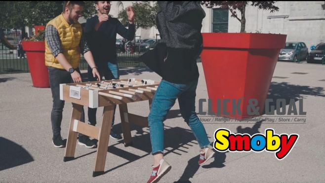 Smoby Click & Goal Tischfußball