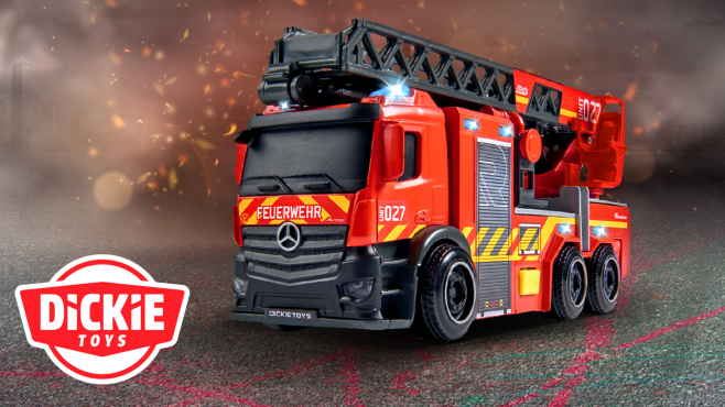 Dickie Toys x Rosenbauer | Feuerwehrdrehleiter