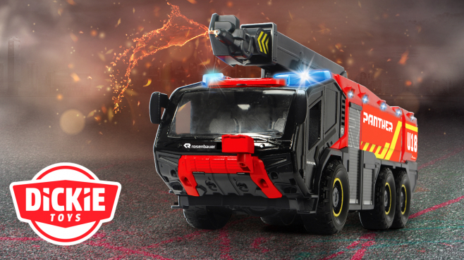 Dickie Toys x Rosenbauer | Flughafenfeuerwehr | Panther 6x6
