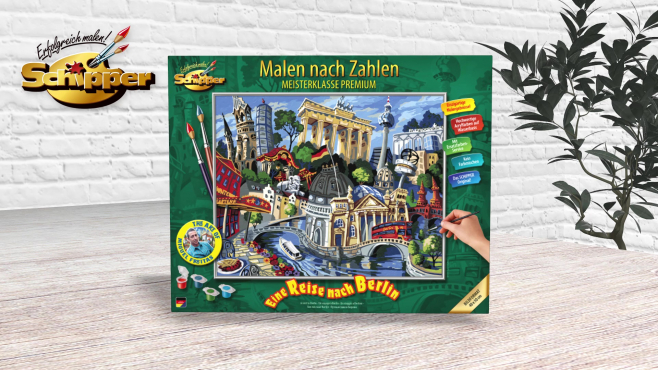 Eine Reise nach Berlin - von Miguel Freitas und Schipper Malen nach Zahlen