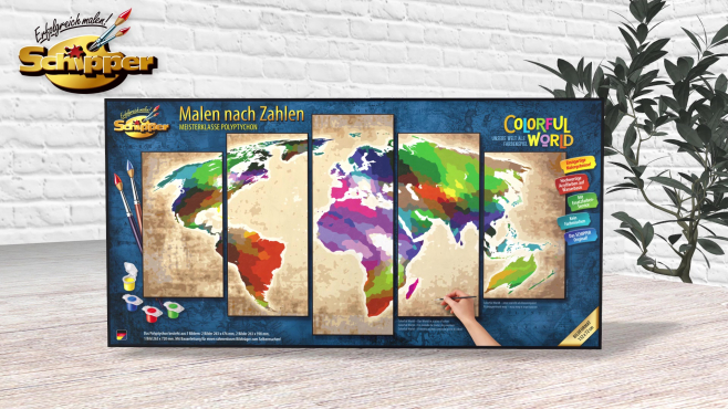 Colorful World – Unsere Welt als Farbenspiel - von Schipper Malen nach Zahlen