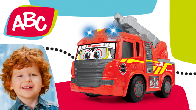 Motorisiertes Feuerwehrauto für Kleinkinder von ABC