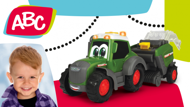 Traktor mit Heuballenpresse für Kleinkinder von ABC